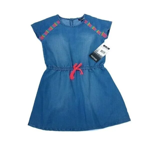 Mixed Brands Denim Skort Dress Size 6 Blue Liz Claiborne Kensie Toffee Apple - Picture 7 of 14